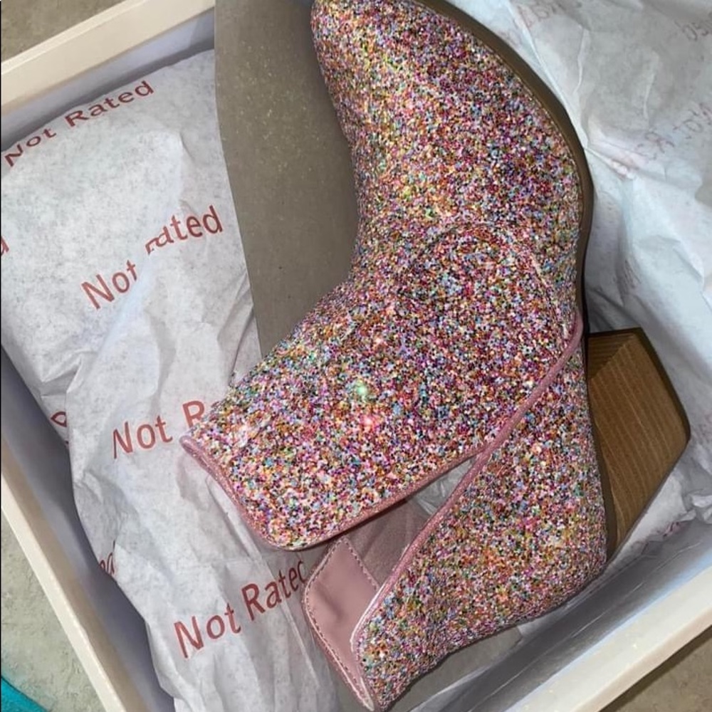 Sparkle booties